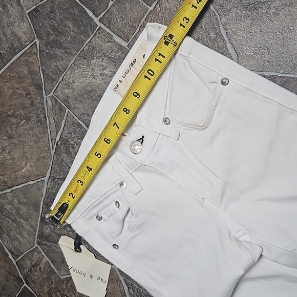 NWT Rag & Bone Skinny Jeans Sz 24 in White - Picture 8 of 15